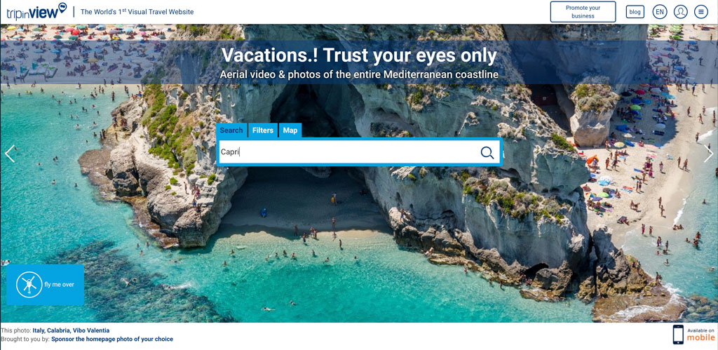 Trip in view : το πρώτο Visual Travel Website είναι ελληνικό !